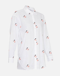 Elvyne Emb Shirt - Bright White