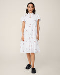 Elvyne Ss Emb Dress - Bright White