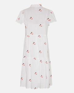 Elvyne Ss Emb Dress - Bright White