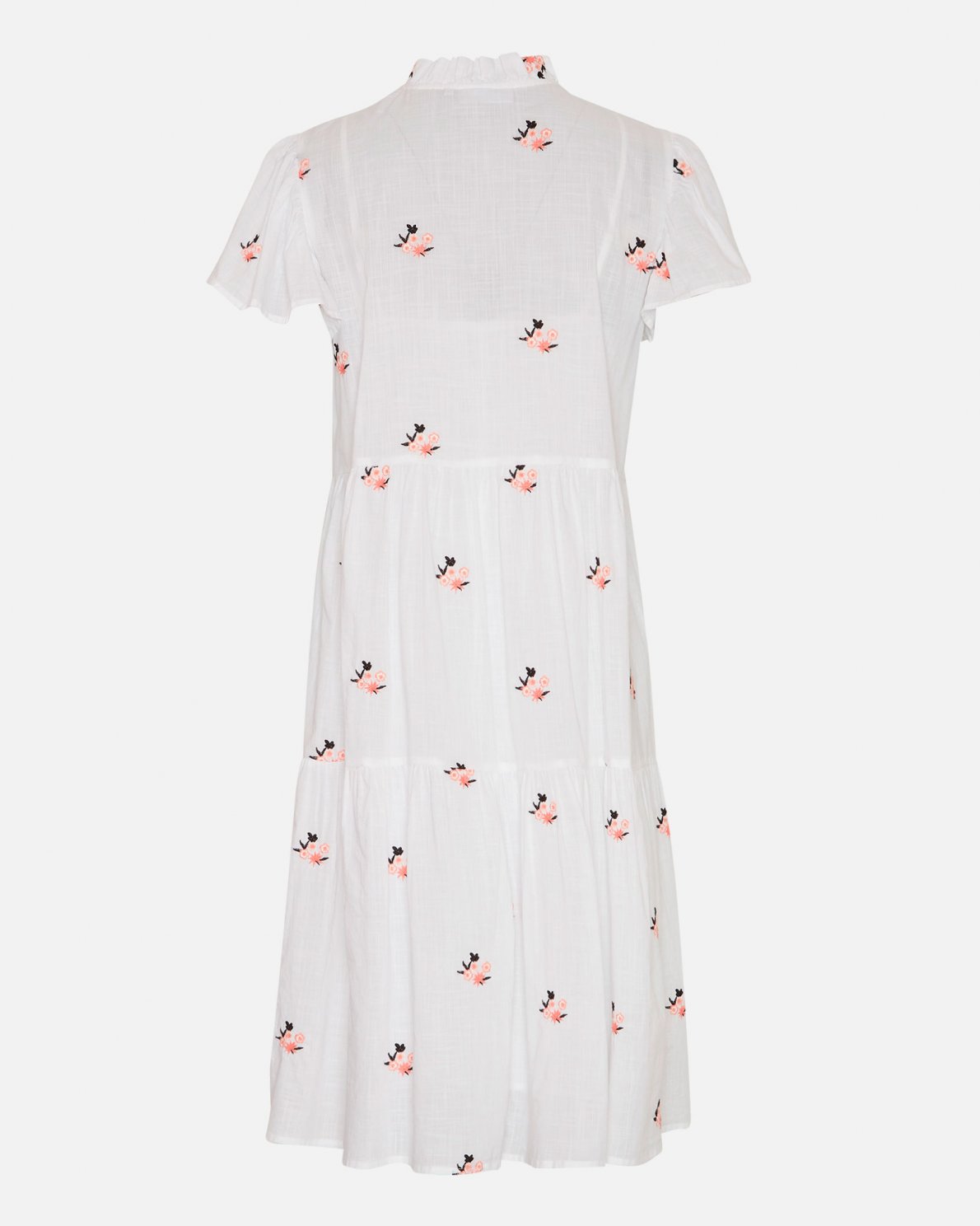 Elvyne Ss Emb Dress - Bright White