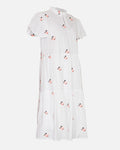 Elvyne Ss Emb Dress - Bright White