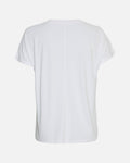 Fenya Modal V Neck Tee - Optical Snow