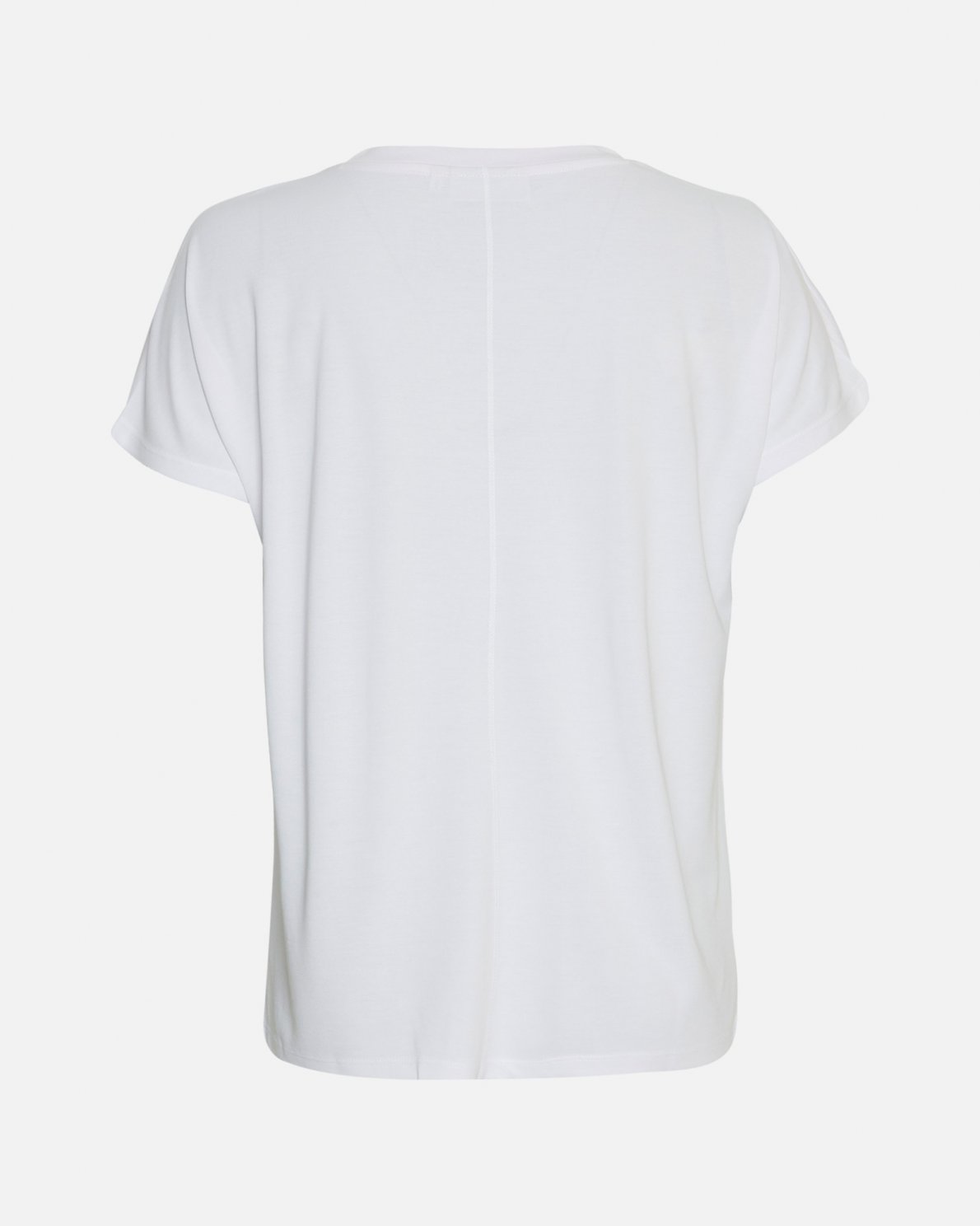 Fenya Modal V Neck Tee - Optical Snow