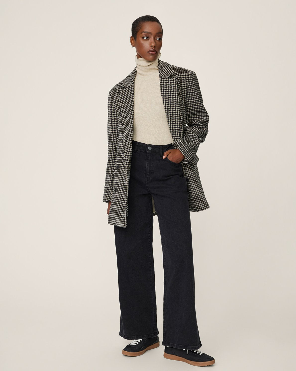 Genesis Jacket Chk - T Coat/Black