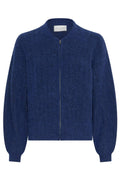 Jin Nenaya Zip Cardigan - Sodalite Blue