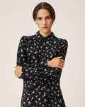 Nathasia Ladonna Shirt Aop - Black Flower