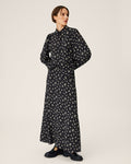 Nathasia Ladonna Skirt Aop - Black Flower