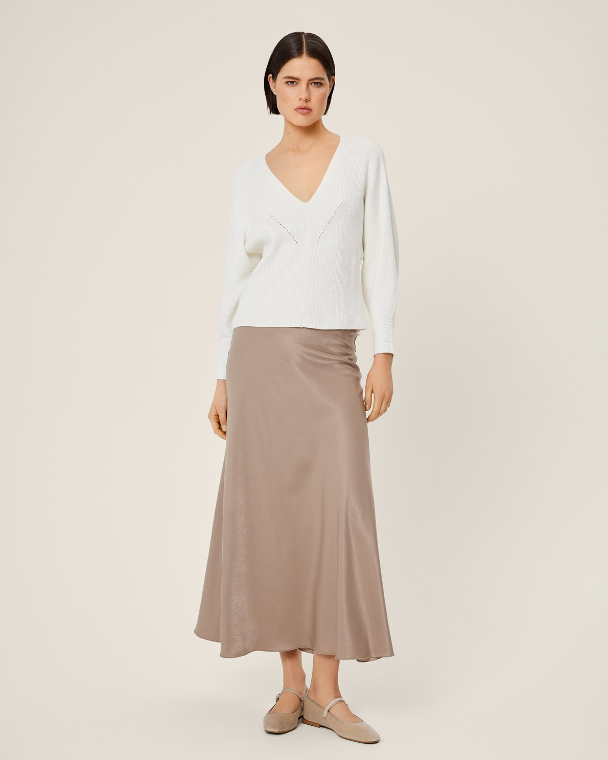 Nicolette Ullas Skirt - Mocha Melange