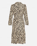Vlora Dress Aop - Cement Stroke