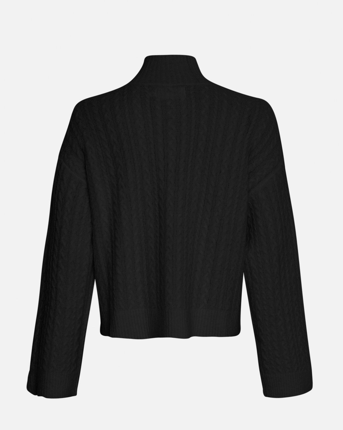 Blithe Hope Zip Cardigan - Black