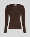 Criselle Avalina Rib Pullover - Hot Fudge Mel