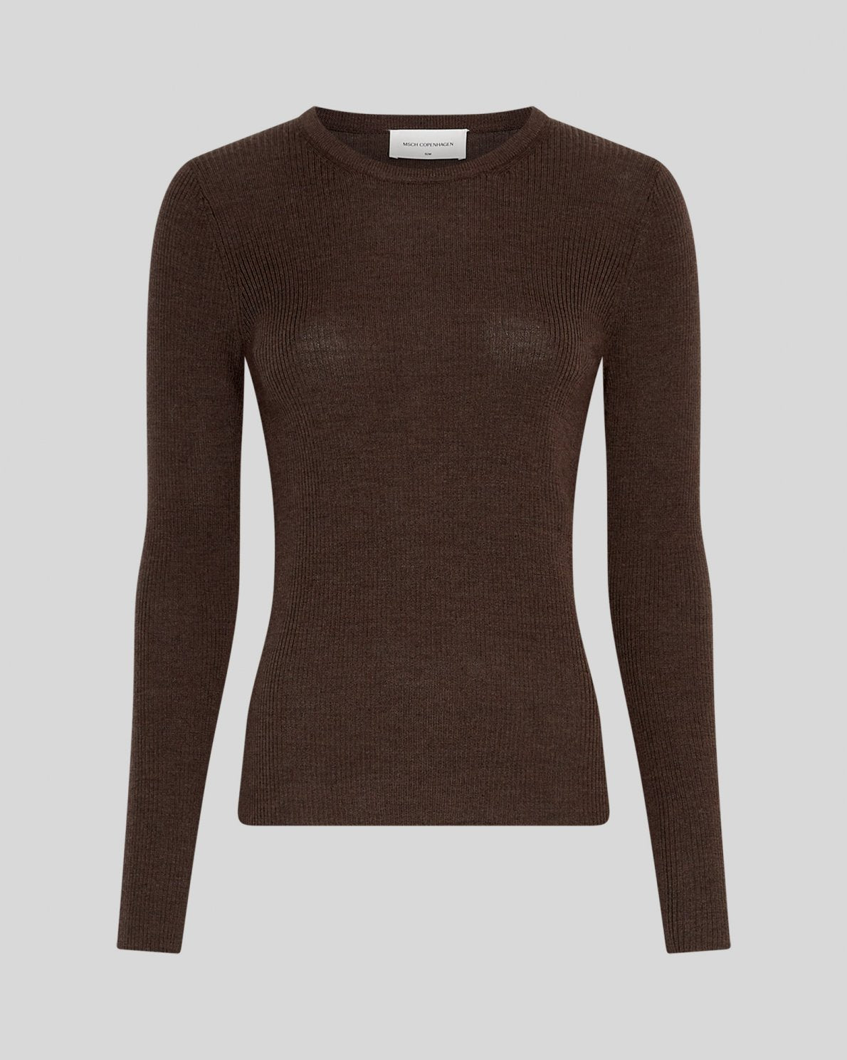 Criselle Avalina Rib Pullover - Hot Fudge Mel