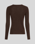 Criselle Avalina Rib Pullover - Hot Fudge Mel