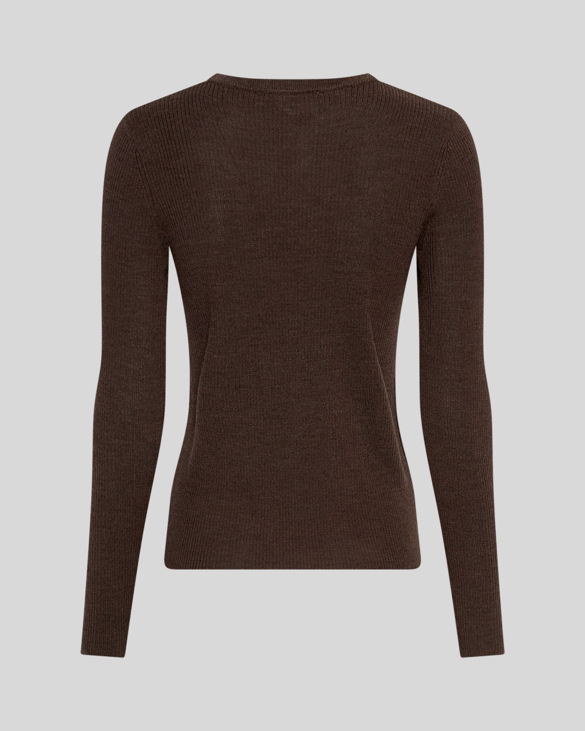 Criselle Avalina Rib Pullover - Hot Fudge Mel