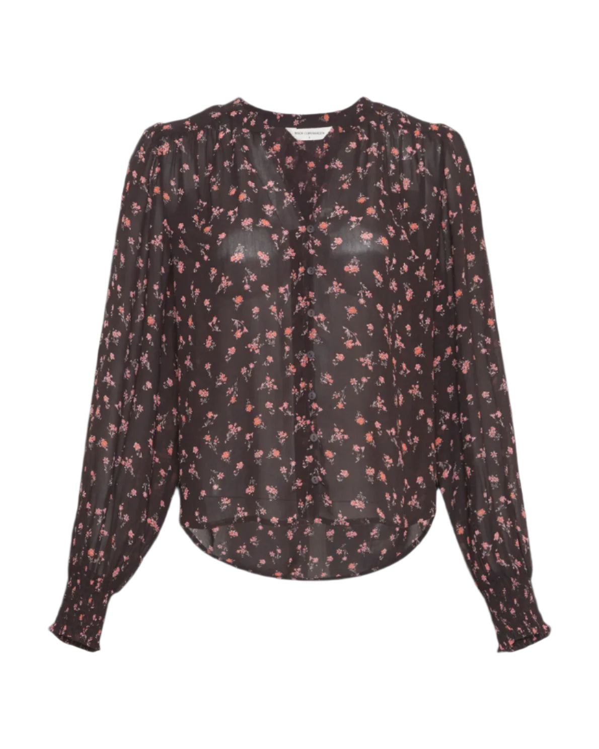 Evelda Orabella Blus Aop - Desert Rose Flw