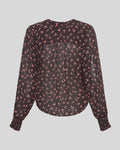 Evelda Orabella Blus Aop - Desert Rose Flw