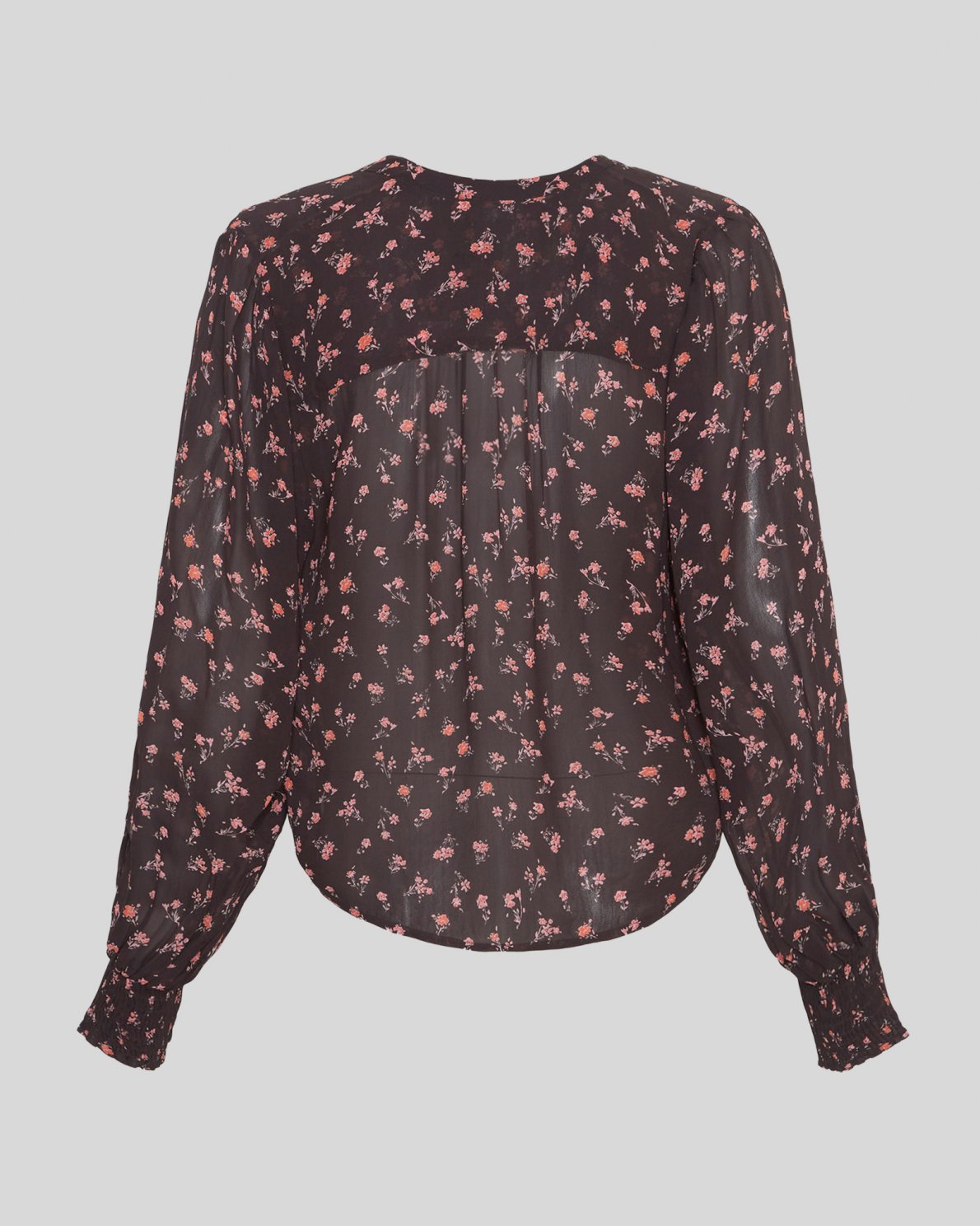 Evelda Orabella Blus Aop - Desert Rose Flw
