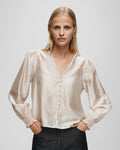 Ibina Romina Shirt - Oatmeal