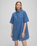Ibo 2/4 Dress - Mid Blue Wash