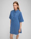 Ibo 2/4 Dress - Mid Blue Wash