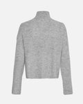 Lediona Hope Zip Cardigan - Light Grey Melange