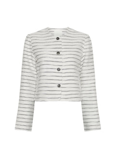 Luciana Jacket Stp - Vanilla Ice Blk