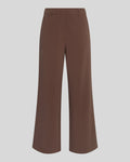 Moss Copenhagen Macy Michelle HW Wide Pants Regular - Hot Fudge
