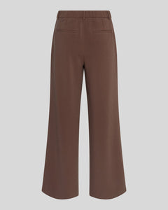 Macy Michelle Hw Wide Pants Regular - Hot Fudge