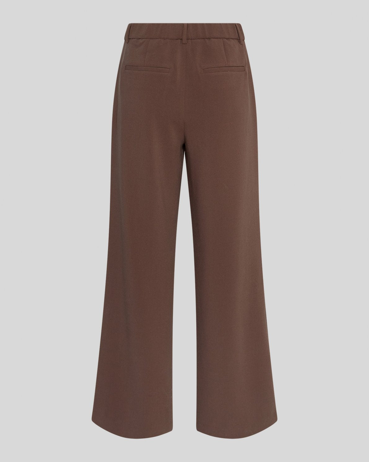 Moss Copenhagen Macy Michelle HW Wide Pants Regular - Hot Fudge