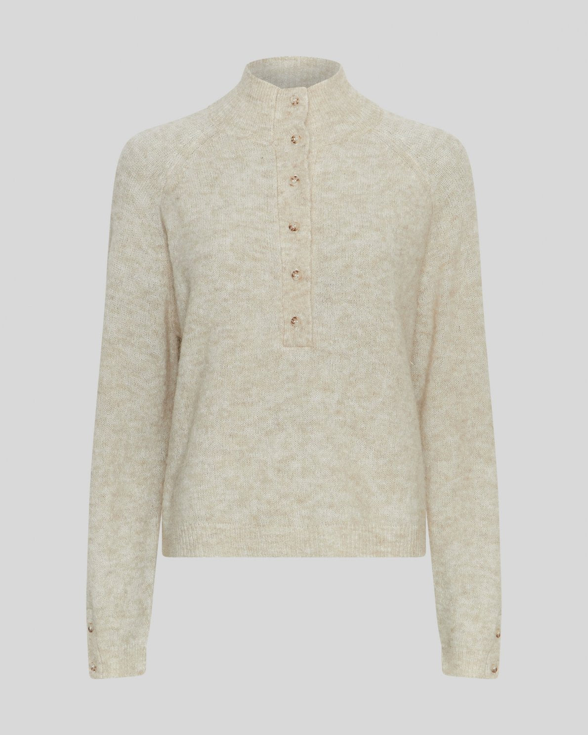 Milania Hope M Pullover - Oatmeal Melange