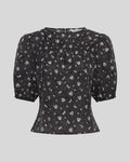 Nancy 2/4 Topp Aop - Egret Flower