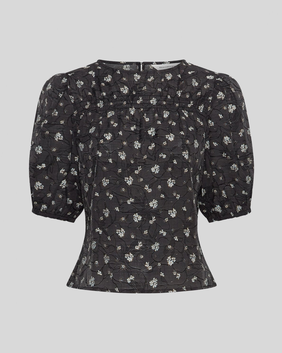 Nancy 2/4 Topp Aop - Egret Flower