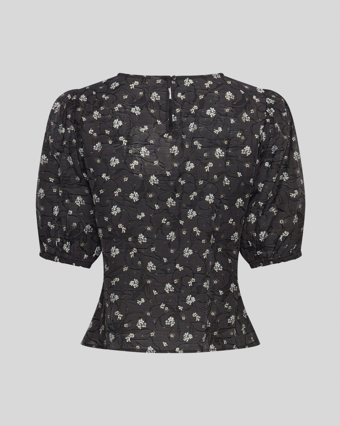 Nancy 2/4 Topp Aop - Egret Flower
