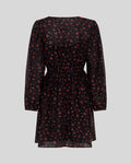 Nancy Dress Aop - Syrah Flower