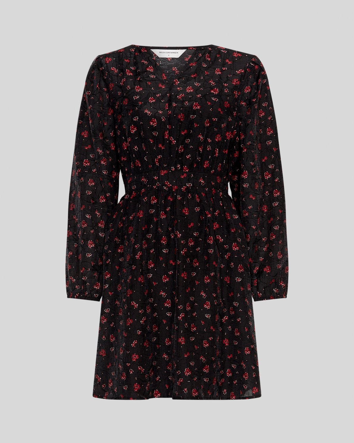 Nancy Dress Aop - Syrah Flower