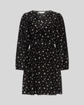 Nancy Dress Aop - Egret Flower