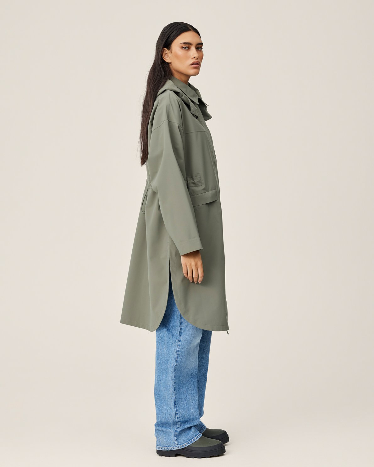 Roberte Rain Jacket - Mulled Basil