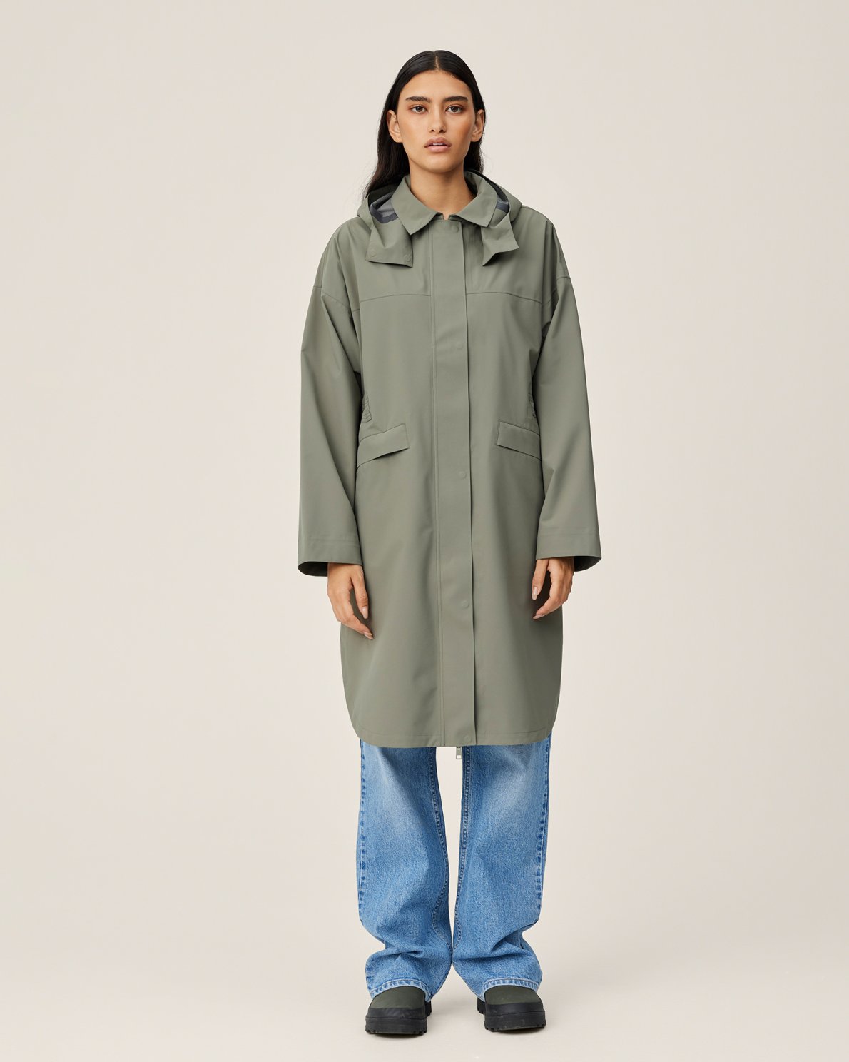 Roberte Rain Jacket - Mulled Basil