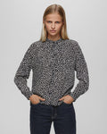 Zeida Rhian Shirt Aop - Black Flower