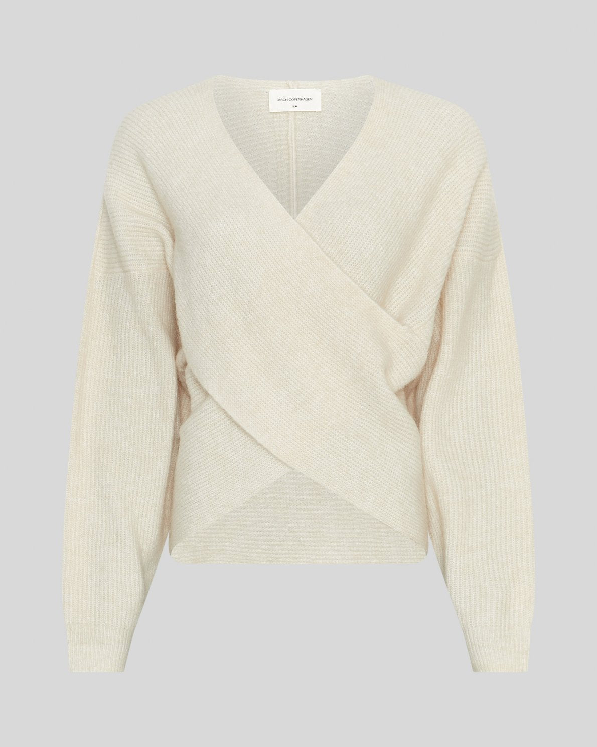 Zinelle Hope Wrap Pullover - Fog Melange