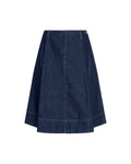 Adna Alena Skirt - Dark Blue Wash