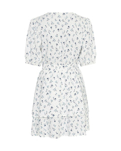 Amelina Vealine 2/4 Dress Aop - Aqua Haze Flwr