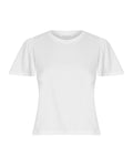Beckie Organic Puff Tee - Bright White