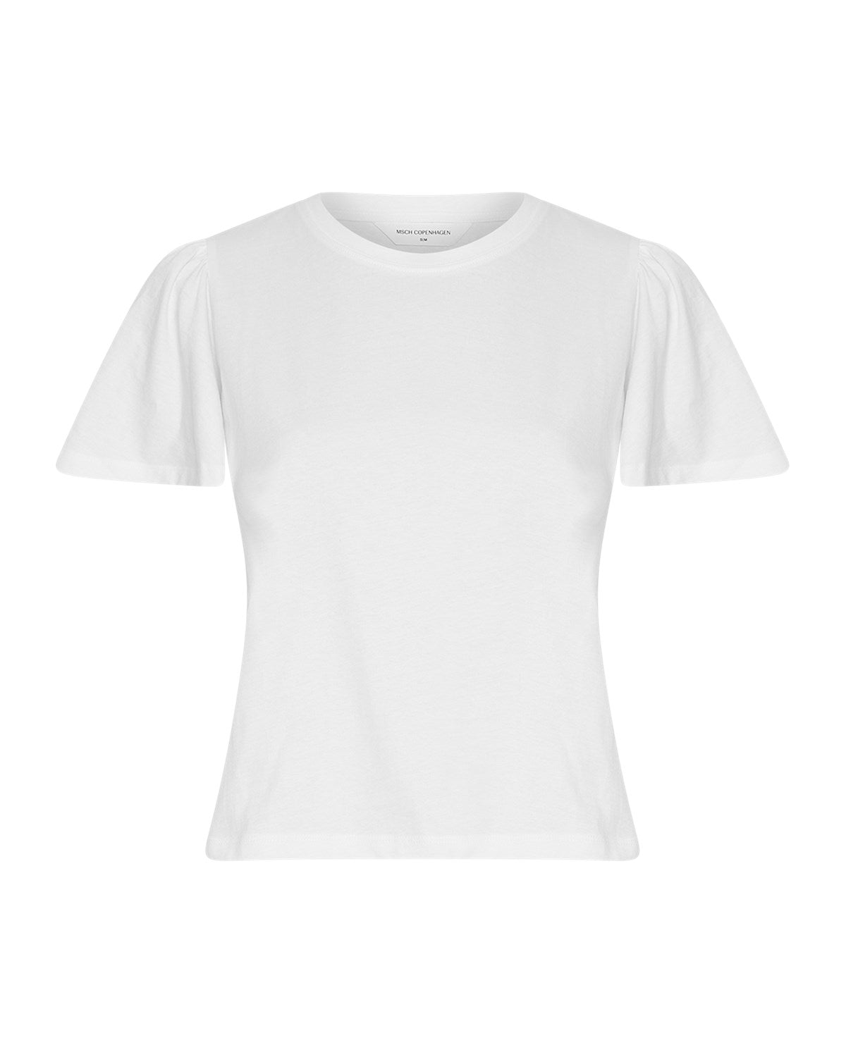 Beckie Organic Puff Tee - Bright White