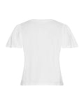Beckie Organic Puff Tee - Bright White