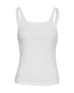 Betrina Rib Sl Top - Bright White