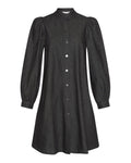 Elena Shirt Dress - Black Wash