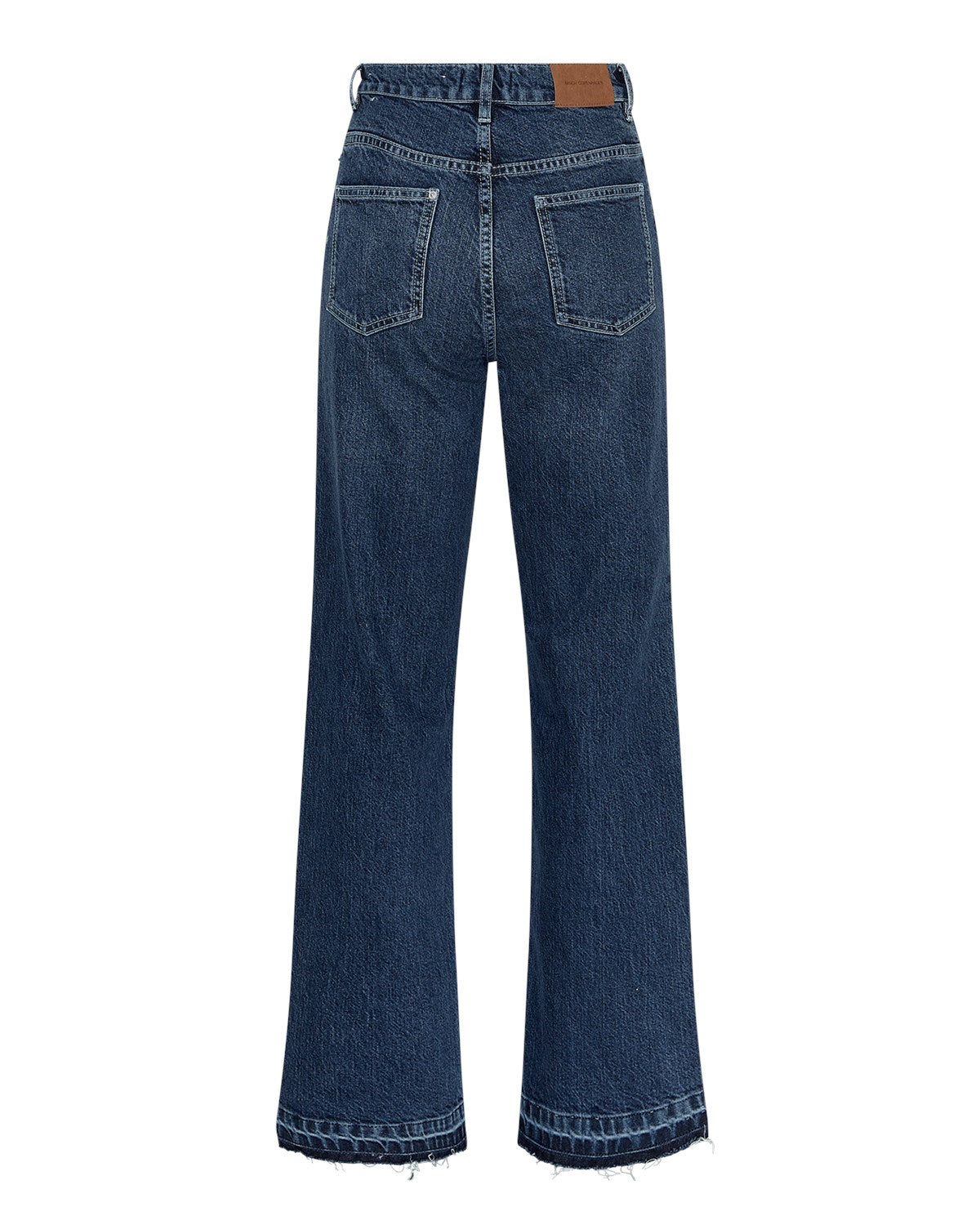 Eli Ada Hw Straight Jeans Long - Mid Blue Wash