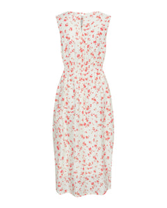 Falisha Sl Dress Aop - Rose Red Flower