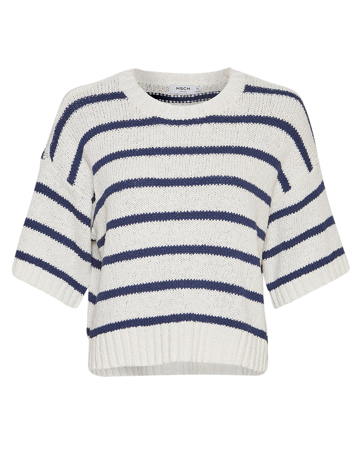 Hannalie 2/4 Pullover Stp - Egret/Oceana